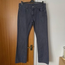 Levi’s Bootcut Jeans Mens W36” L34” Grey/Blue Cotton & Polyester