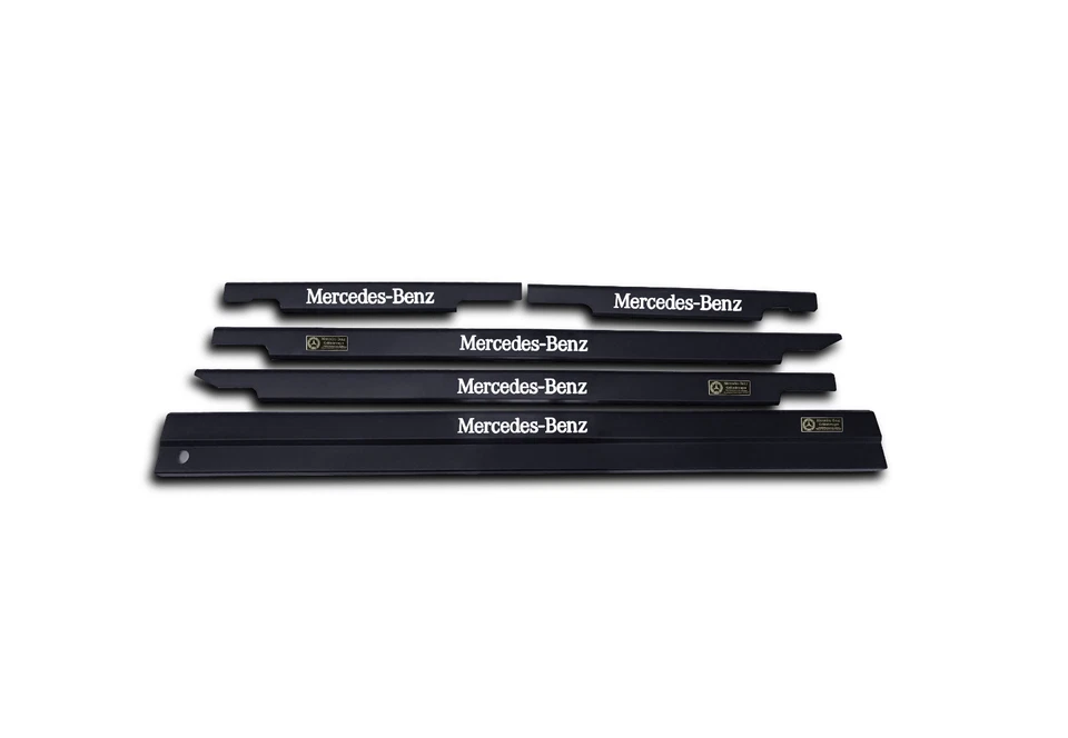 Alféizares de puerta LED clase G negros W463 estilo Mercedes-Benz Mercedes G63 G500 G65 5 piezas Foto 3 de 4