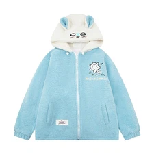 Chiikawa Usagi Hachiware Momonga Hoodie PlushJacket Clothing Costume Outfit Gift