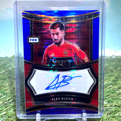 2024-25 Panini Select FIFA Alex Baena Auto Blue Pulsar Prizm #S-AB