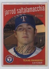 2008 Topps Heritage Chrome Refractor 291/559 Jarrod Saltalamacchia #C158 0d8