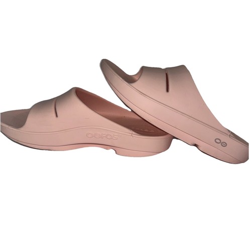 OOFOS Original Recovery Slide Women’s Blush Pink Size 7 W 5M EU 38 Pre Owned - Picture 4 of 13