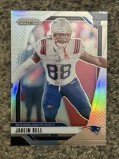 2024 Panini Prizm - Rookies Jaheim Bell #337 Silver Prizm (RC) Patriots