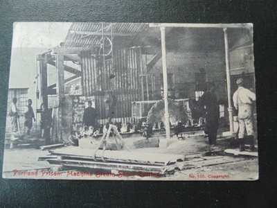 Convict Machine Steam Shops, Portland Prison, Posted 1907