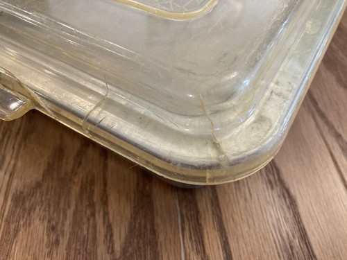 Rema Padella con Coperchio 13" x 9" Doppia Parete Isolata Torta Lasagne con Coperchio Vintage - Foto 6 di 8