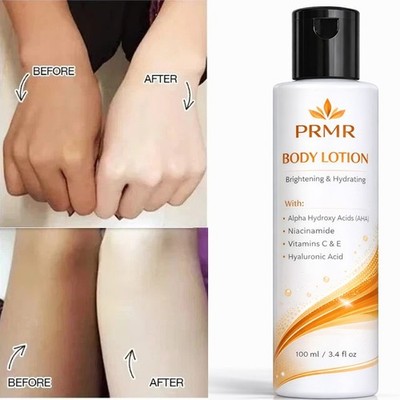 AHA Strong Brightening Body Cream Hydroxy Acid Vitamin C Whitening 100ml USA
