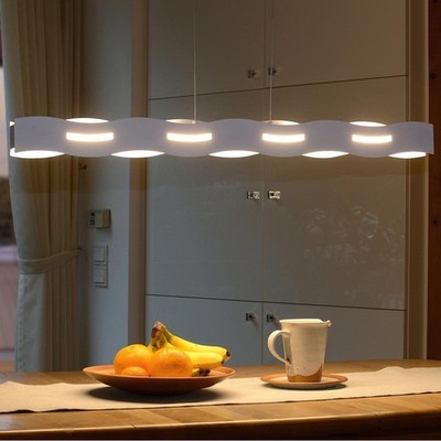 LED Pendelleuchte Nickel Hängelampe Deckenlampe Küche Esszimmer Lampe 35W 2300lm