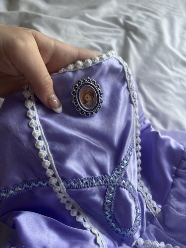 Disney Sofia The First Purple Princess Dress S/M - Picture 8 of 9