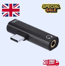 Image of 2 in 1 USB Type-C to 3.5mm AUX Audio Headphone Jack Adapter Charging Converter