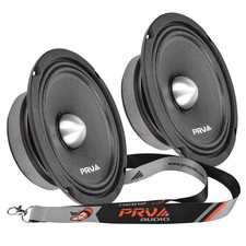 2X 6MR250B-4 Slim Midrange 6.5" Shallow Bullet Speakers 250 Watts 4 Ohm, Slim...