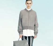 NWT H M Oversized Mohair-Blend Sweater Premium Selection Gray. M. Sold Out
