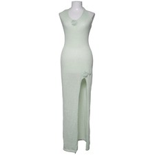 Strandkleid, Größe: S, Grün, Polyester, Einfarbig, Frottee, Damen #O0Z