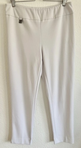 Joseph Ribkoff Hose Größe 44 Weiß Elastisch Stretch Elegant