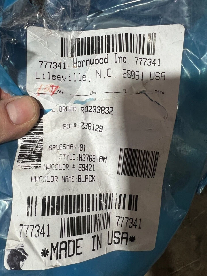 Black Sport Mesh Netting In 10 Yard Cuts Mesh Pattern, 60" Wide MADE IN THE USA - Image 2 of 4