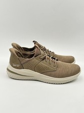 Skechers Hands Free Swift Fit Sneakers Men  s 10.5 Taupe Slip On Walking Comfort