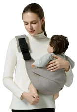 Baby Toddler Carrier Sling with Double Safety Buckle & Adjustable Shoulder Strap
