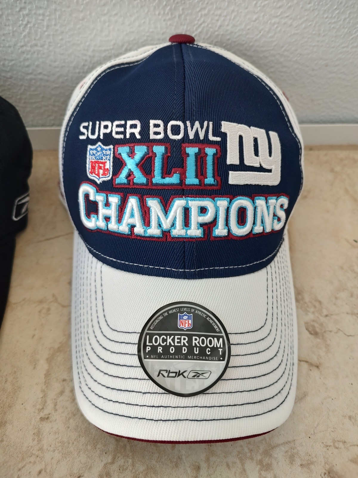Reebok New York Giants Superbowl XLII Caps (New) thumbnail 2