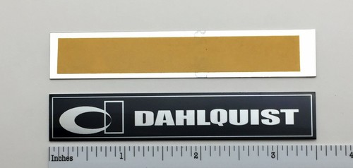 Dahlquist Speaker Badge Emblem with DQ Logo Pair Aluminum DQ-10 - Afbeelding 4 van 6