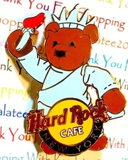 Hard Rock Cafe New York Liberty Bear Pin Herrington Teddy Bear Series 2005 NEW 