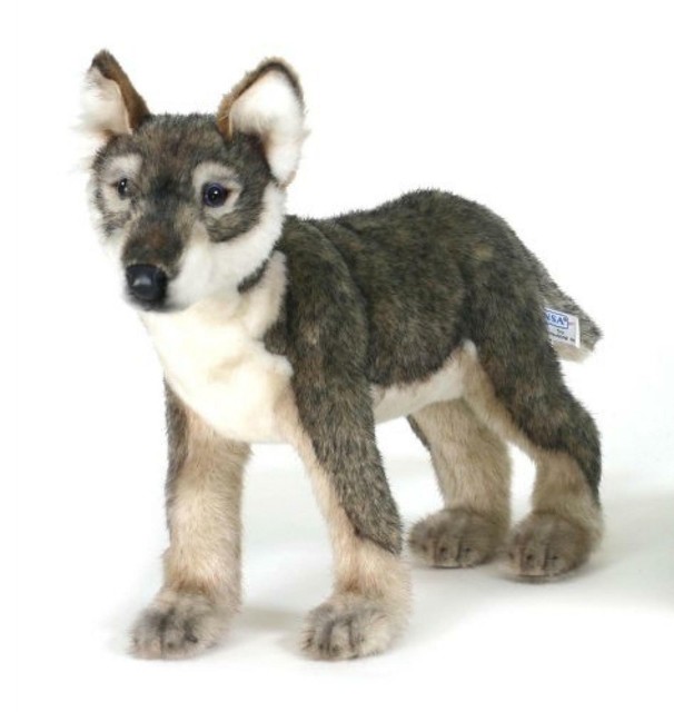 HANSA Stuffed No.5467 Baby WOLF 52 Plush Doll Animal Real Cute Kawaii From Japan | eBay