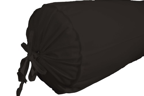 100% Cotton Round Yoga bolster pillow cover 8 inch x 24 inch long Cover - Picture 8 of 79