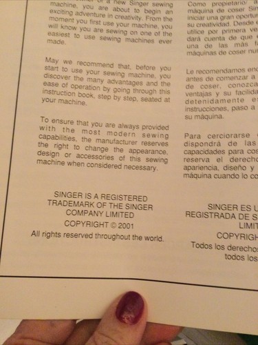 Vtg 2001 Singer At Home Worldwide Instruction Manual - Picture 4 of 9