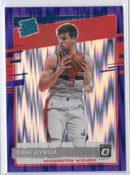2020 Panini Donruss Optic Rated Rookie Purple Shock Deni Avdija #159
