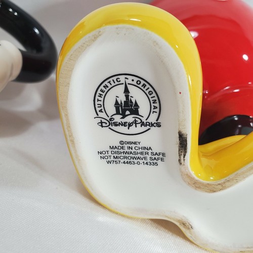 Disney Parks Mickey Mouse Bottom Pants & Legs Coffee Tea Mugs figural Lot of 2 - Picture 9 of 12