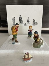 Dept 56 New England Village SEA CAPTAIN AND HIS MATES 56587 Set Of 3