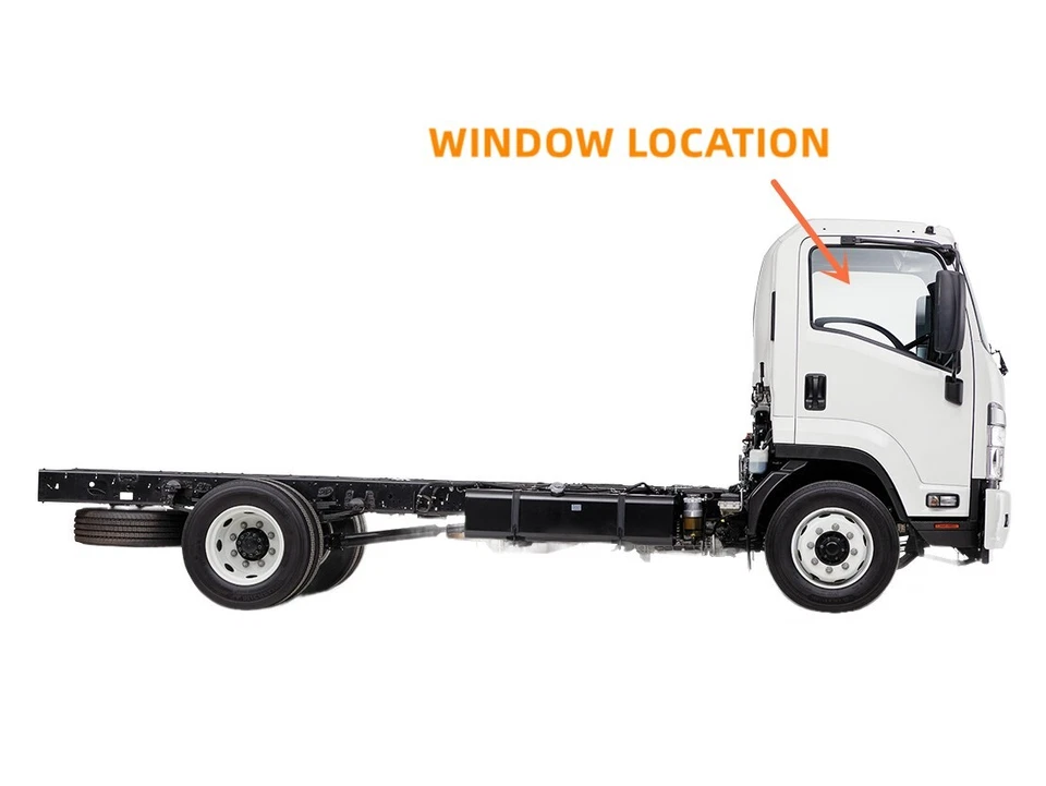 Vidrio de ventana de puerta derecha/pasajero para 97-09 Chevy/GMC T5500 T6500 T7500 T8500 Foto 3 de 3