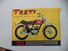 advertising Pubblicità 1973 MOTO TESTI ROYAL RALLY 50