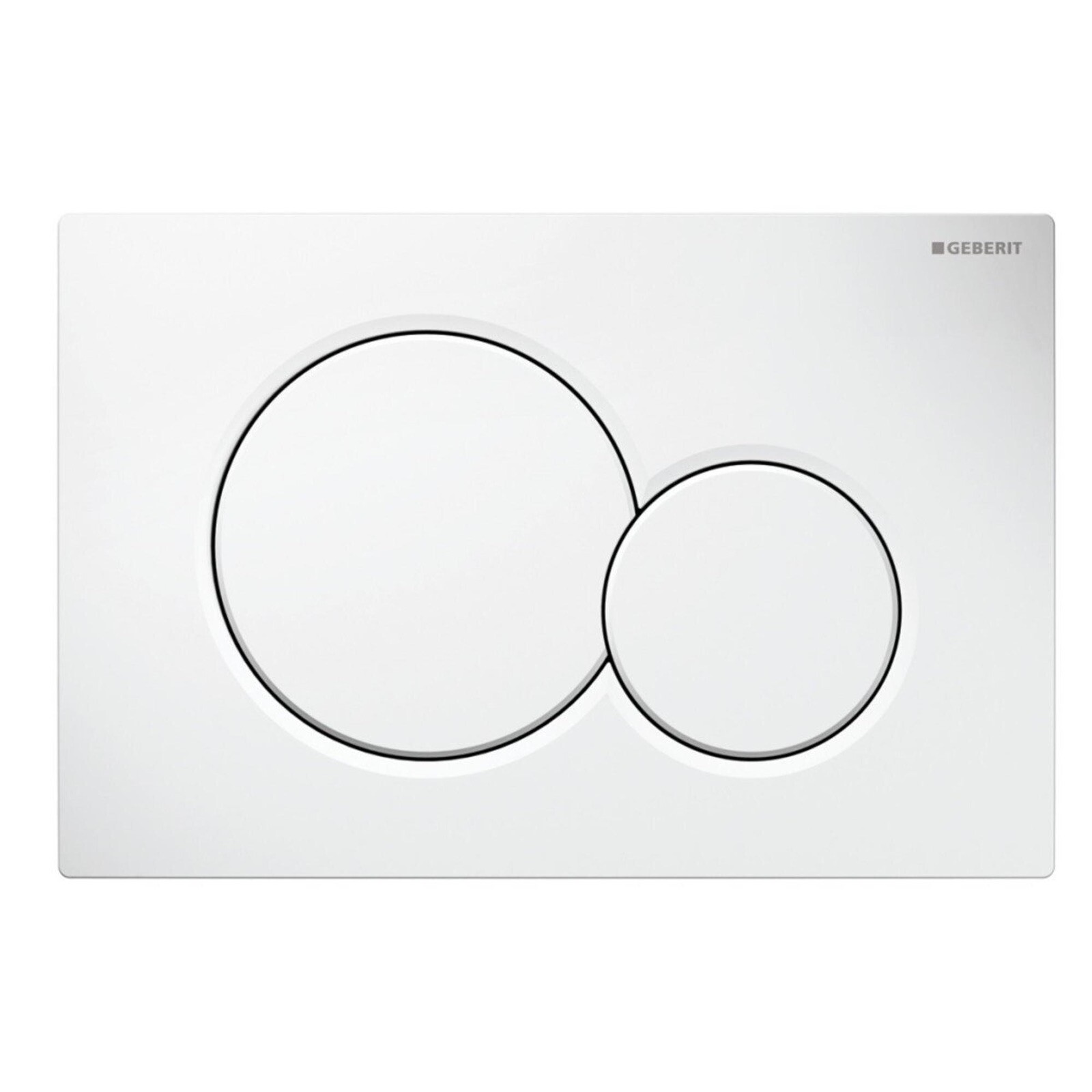 Plaque de déclenchement Geberit chrome brillant finition premium