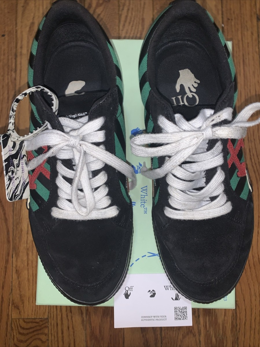 Off-White Low Vulcanized Diag Print Shoes Virgil Abloh US 8D EU 41