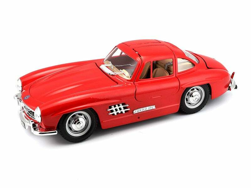 1954 Mercedes-Benz 300SL Coupe Red 1:24 Scale Diecast Model 1954 Mercedes-Benz 300SL Coupe Red 1:24 Scale Diecast Model