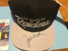 JOHN MADDEN SIGNED LOS ANGELES RAIDERS  CAP/HAT  JSA   HOF - ALL TIME GREAT