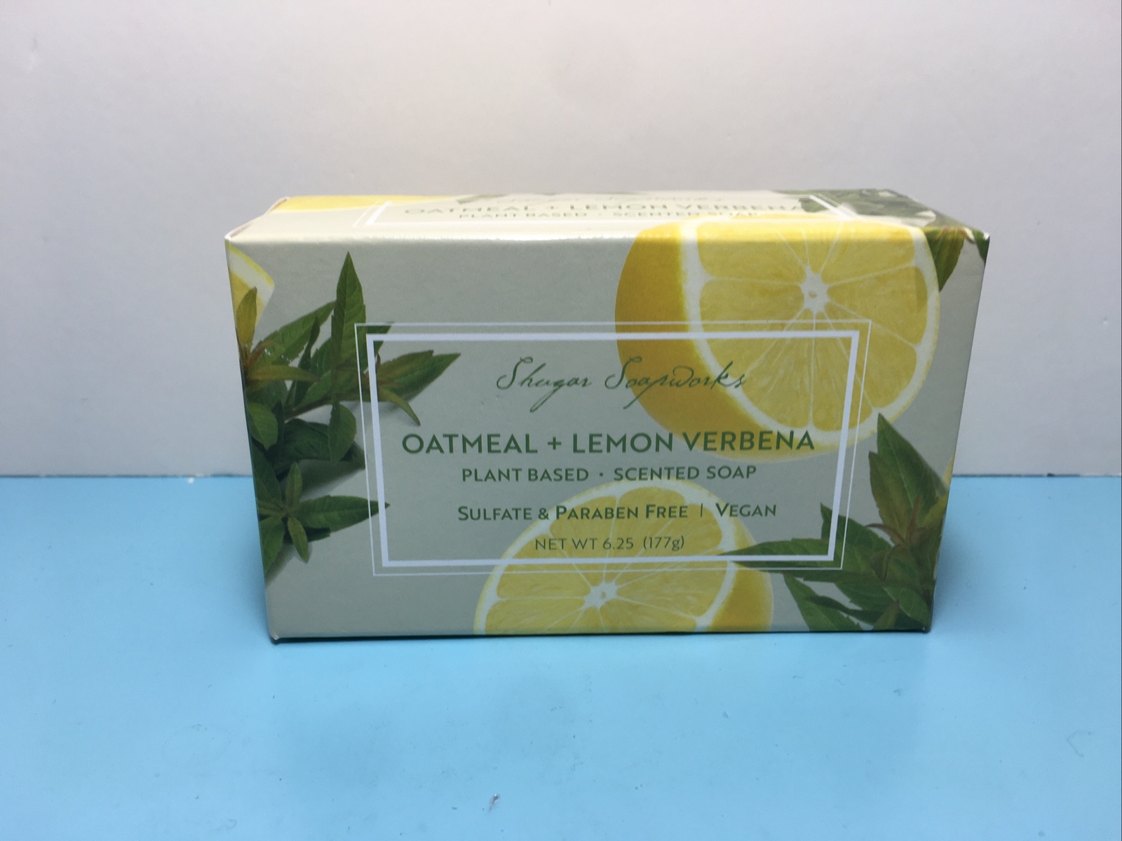SHUGAR SOAPWORKS - OATMEAL + LEMON VERBENA PLANT BASE & SCENTED SOAP - NEW