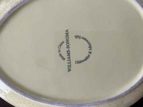 2 Piece Set William Sonoma Speckled Spring Easter Egg Plates Pastel EUC - Picture 5 of 5