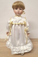 Künstlerpuppe Porzellanpuppe Doll Karin Heller 40 cm Sammler Rarität Vintage