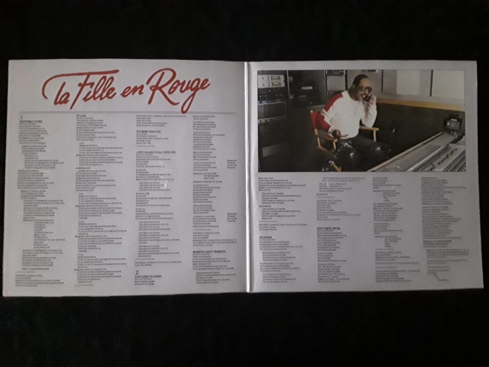 Stevie Wonder – La Fille En Rouge (Bande Originale Du Film) - LP - 33T - Fra 84 - Photo 2/3