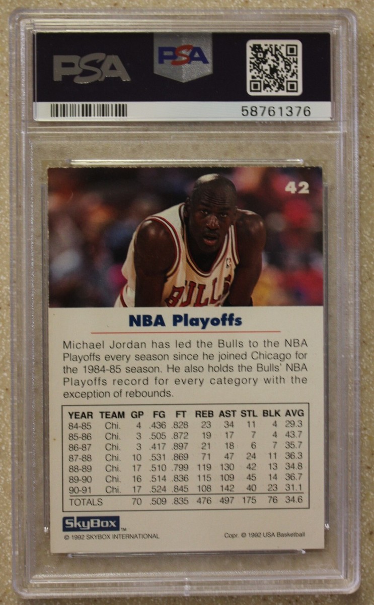1992 SKYBOX MICHAEL JORDAN PSA8 ジョーダン 1992-93 Skybox USA Basketball Michael Jordan #42 PSA 8 | eBay