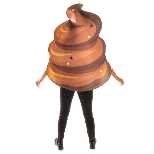 Corny Poop Halloween Costume Funny Poo Emoji Gross Humor Onesize