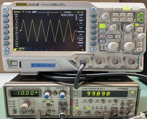HAMEG Rohde Schwarz HM 8030-5 Funktionsgenerator Signalgenerator 5MHz - Bild 6 von 10