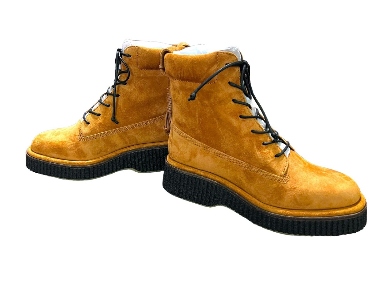 NEW Size Rag Bone Women's Brown Cinnamon Sloane Suede Lace-up Boot