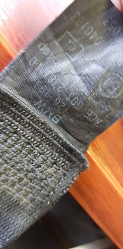 BMW E46 COMPACT SICHERHEITSGURT VORNE LINKS 3ER E46 HECKKLAPPE 7126193