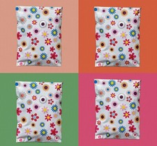 Designer Polymailer Colorful Daisy Daisies poly mailers 10x13