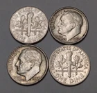 Roosevelt Dime - One Vintage US 90% Silver Coin - 1964 or Earlier - Please Read