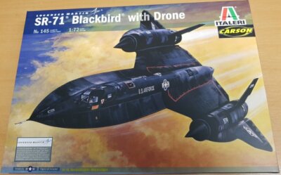 **ITALERI 145 Bausatz 1/72 SR-71 ''Blackbird'' with Drone, Neu OVP**