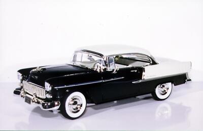 ミニカー DUB CITY 1955 CHEVY BEL AIR 1:18 Ertl Chevy Bel Air '55 HT Cannaday's Hobby LE 1/2500 black