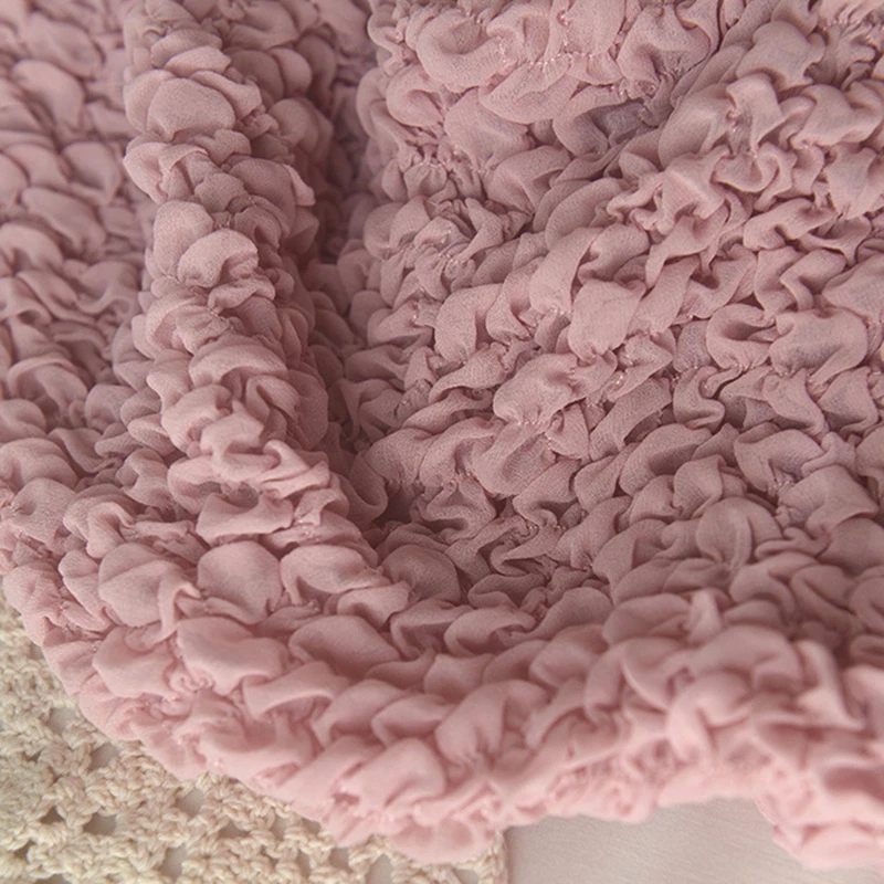 3D шифоновое ткани эластичной Puff собранными в Рюш Diy шитья Craft материал для одежды - Изображение 4 из 4