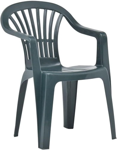x2 Strong Chairs Plastic Patio Garden Outdoor Home Partying Stacking Camping Low - Picture 7 of 23